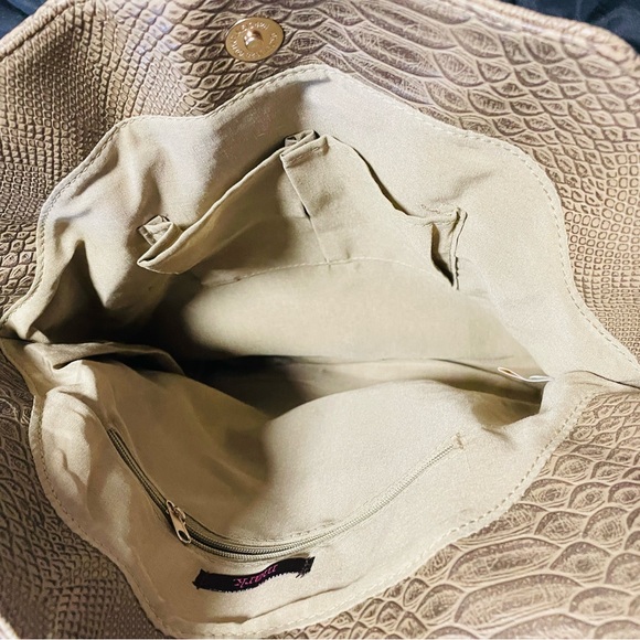 mark brand crocodile faux leather purse Green - Picture 10 of 15